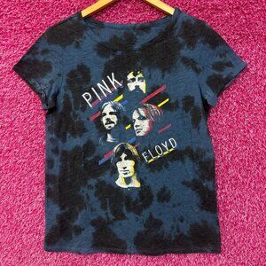 Pink Floyd tiedye Floating Heads Rock Women's Tshirt medium